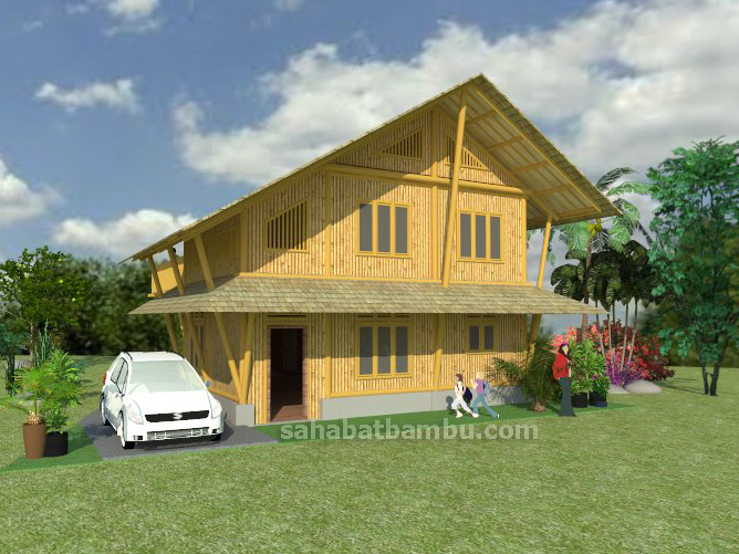 Detail Gambar Rumah Dari Bambu Nomer 46