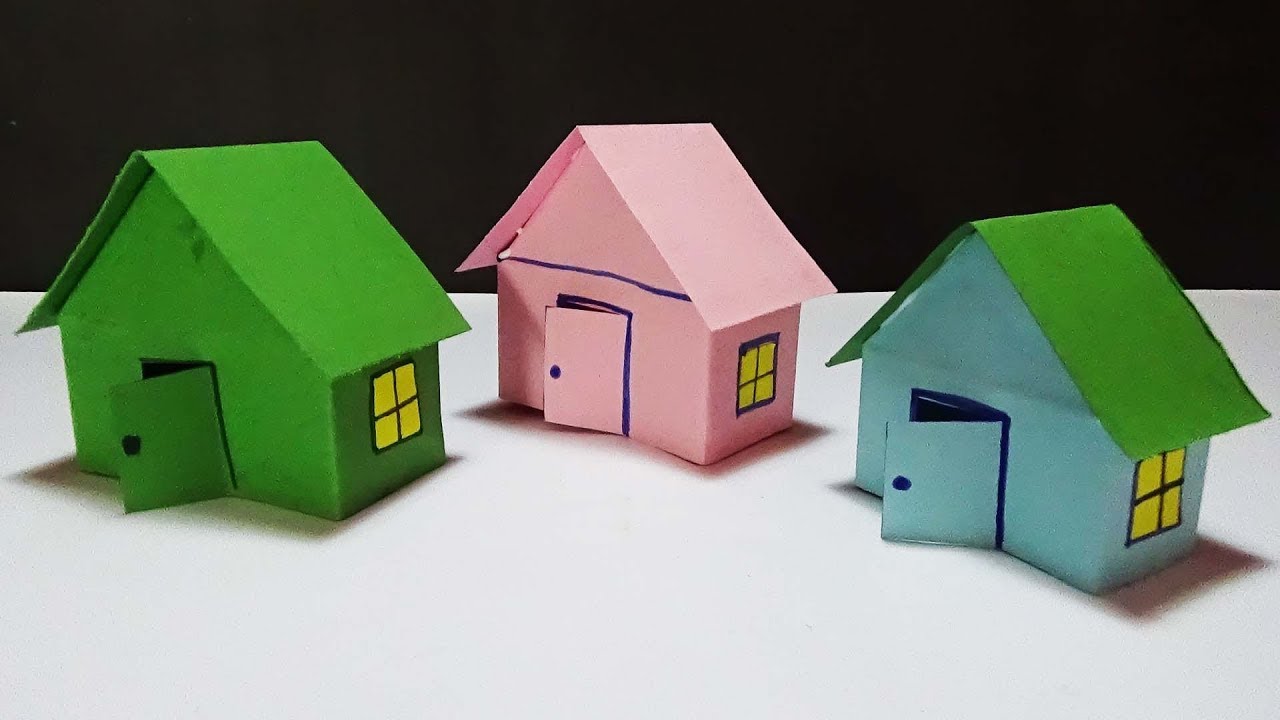 Detail Gambar Rumah Dari Kertas Origami Nomer 6