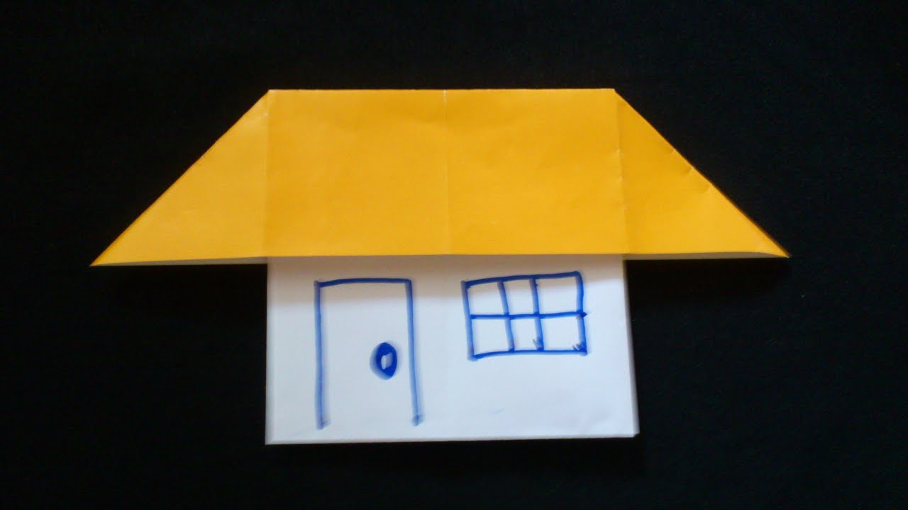 Detail Gambar Rumah Dari Kertas Origami Nomer 7