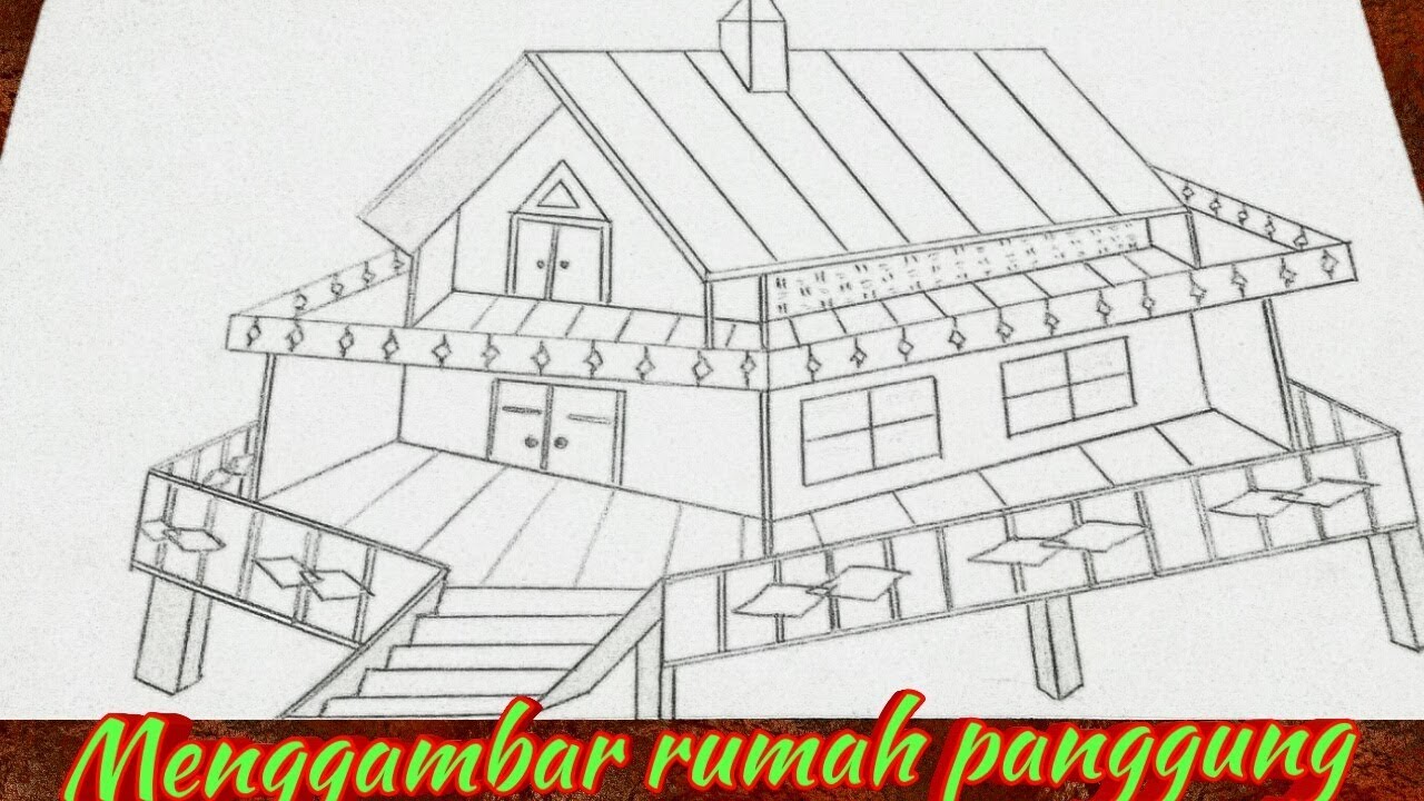 Detail Gambar Rumah Dari Pensil Nomer 34