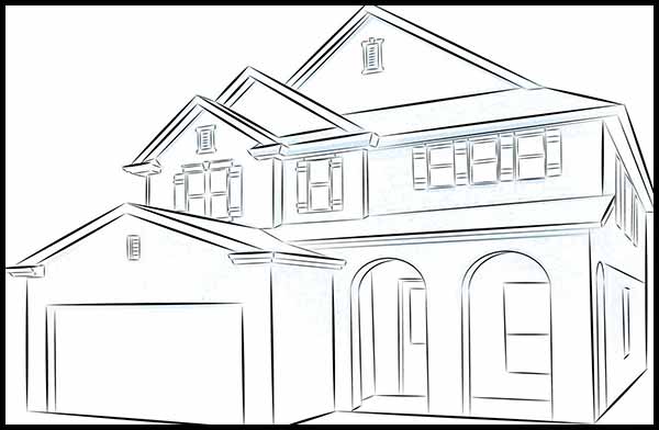 Detail Gambar Rumah Dengan Pensil Nomer 26