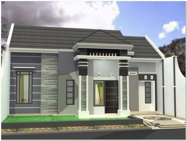 Detail Gambar Rumah Depan Minimalis Nomer 12