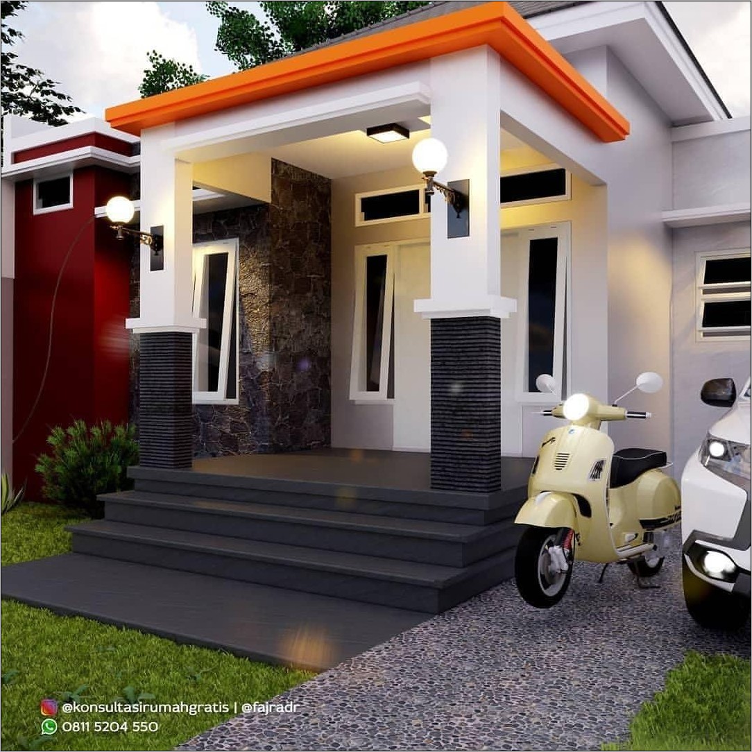 Detail Gambar Rumah Depan Minimalis Nomer 38