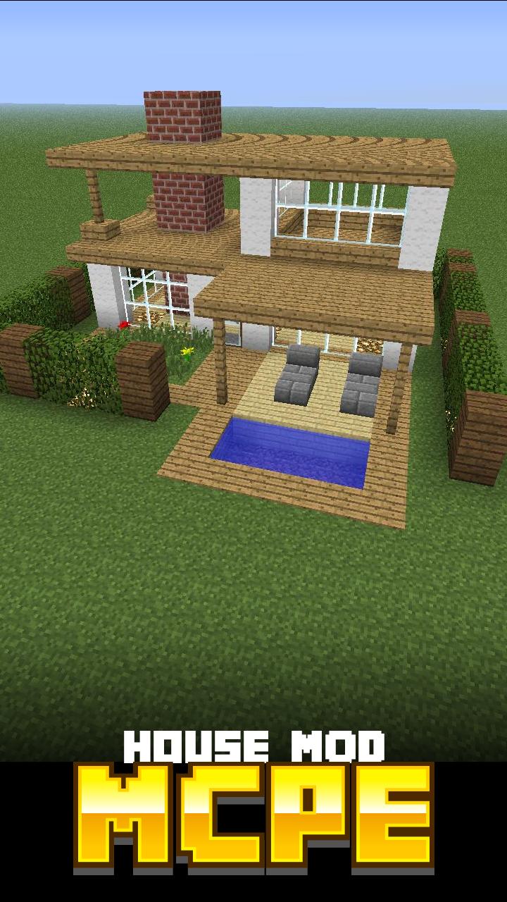 Detail Gambar Rumah Di Minecraft Pe Nomer 2