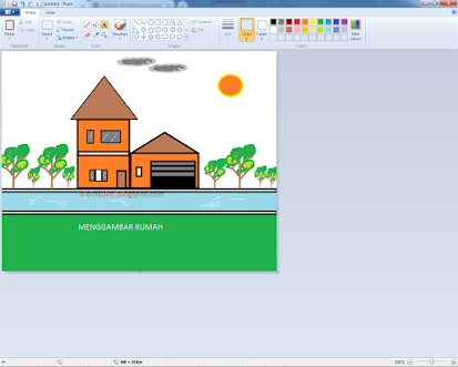 Detail Gambar Rumah Di Paint Nomer 18