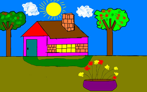 Detail Gambar Rumah Di Paint Nomer 24