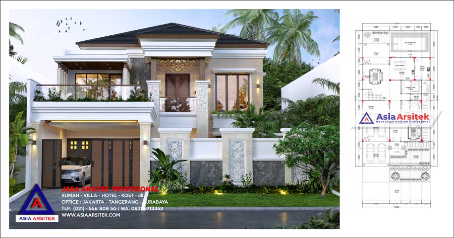 Detail Gambar Rumah Dua Lantai Mewah Nomer 40