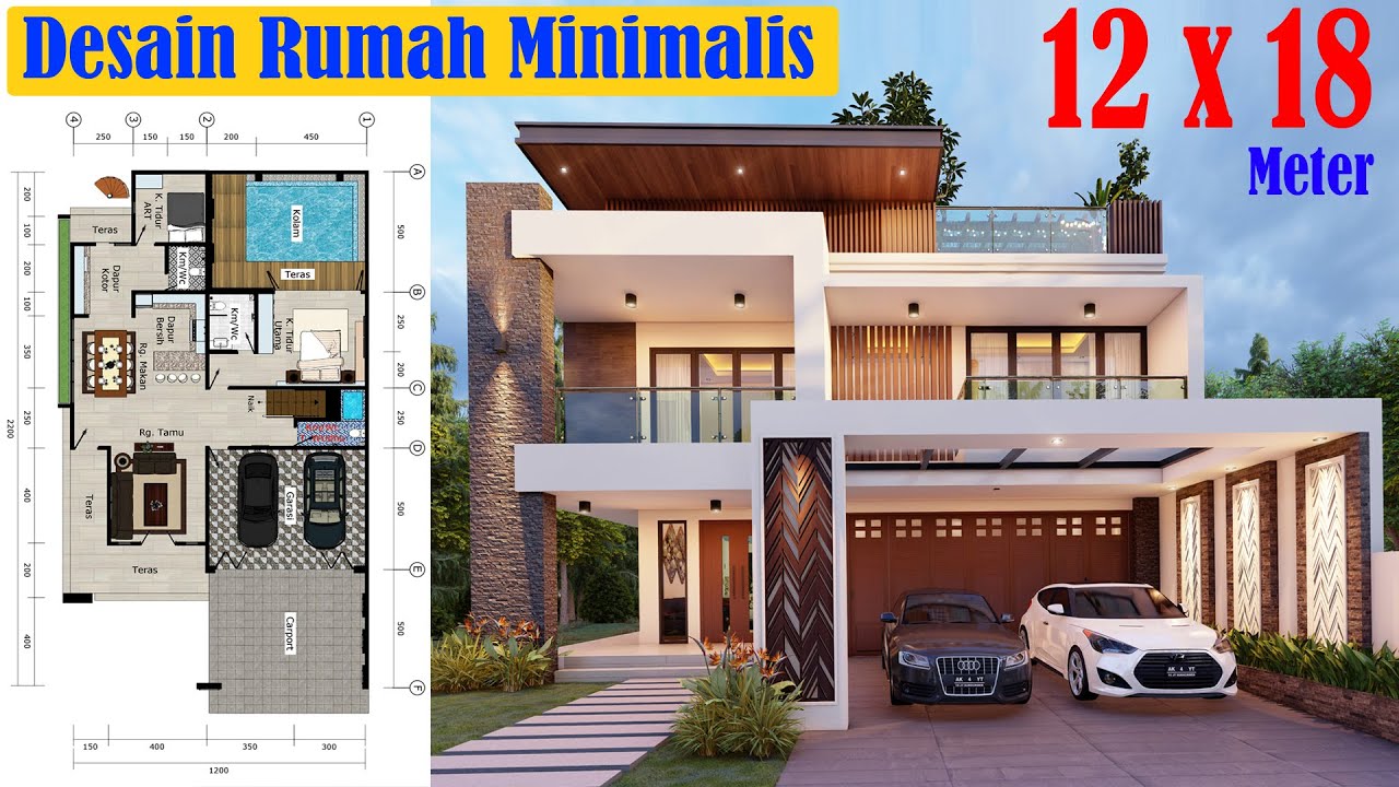 Detail Gambar Rumah Dua Lantai Mewah Nomer 55