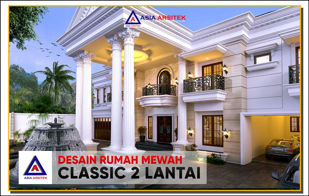 Detail Gambar Rumah Dua Lantai Mewah Nomer 58