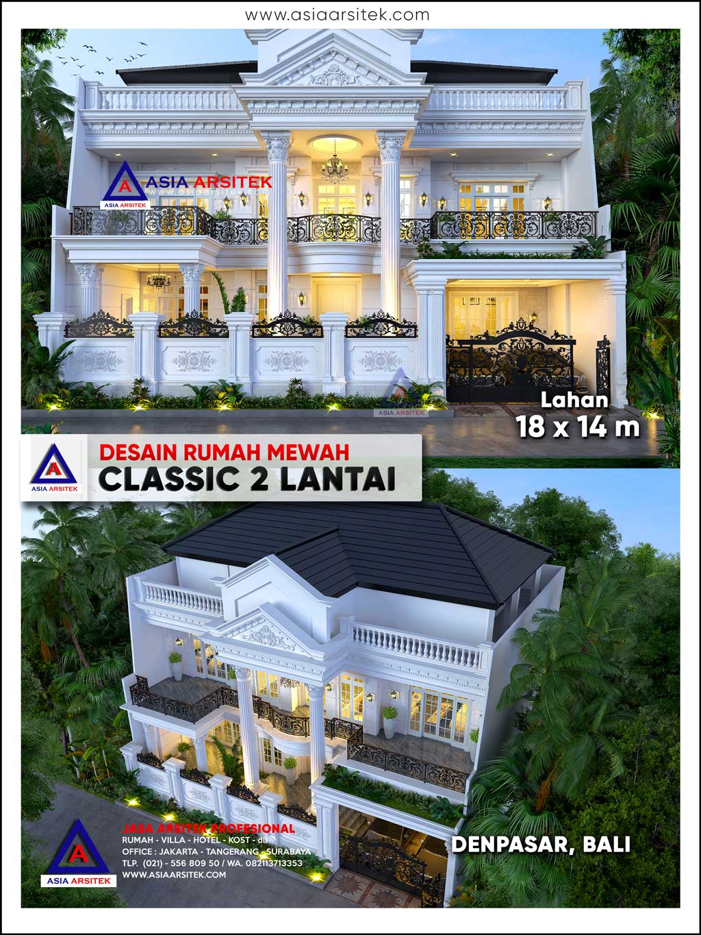 Detail Gambar Rumah Dua Lantai Mewah Nomer 9