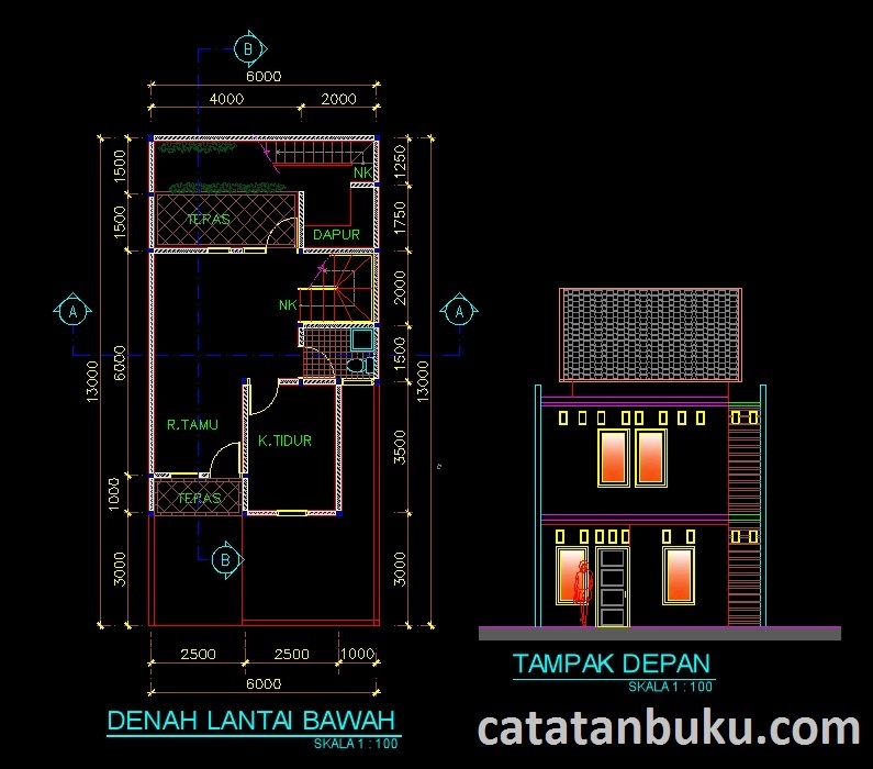 Detail Gambar Rumah Dwg Nomer 14