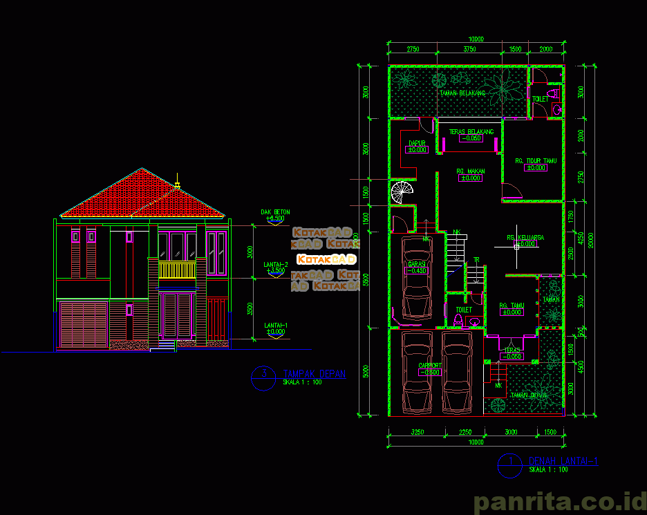 Detail Gambar Rumah Dwg Nomer 18