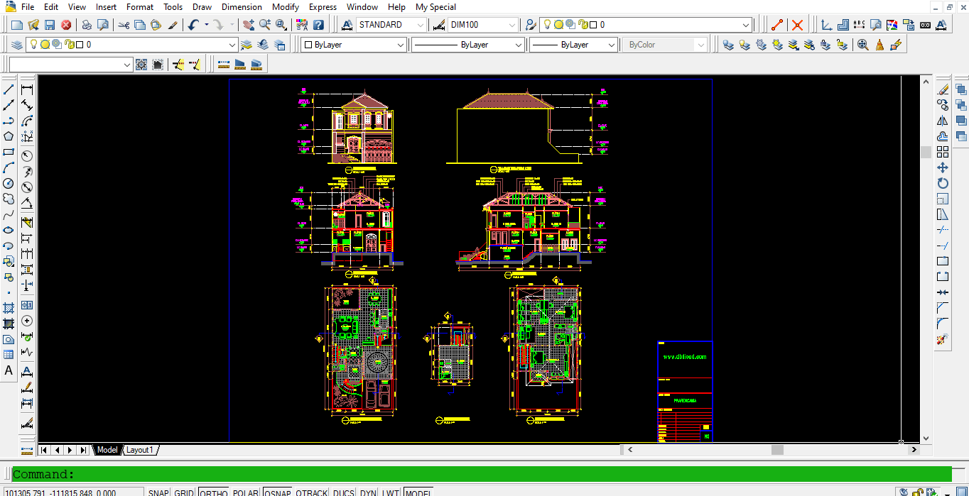 Detail Gambar Rumah Dwg Nomer 20