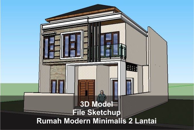 Detail Gambar Rumah Format Sketchup Nomer 19