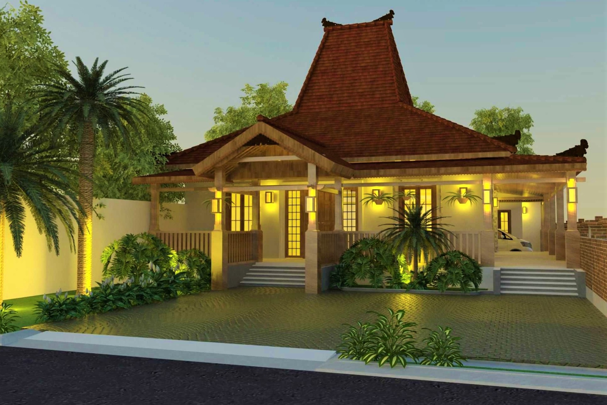 Detail Gambar Rumah Jawa Modern Nomer 14