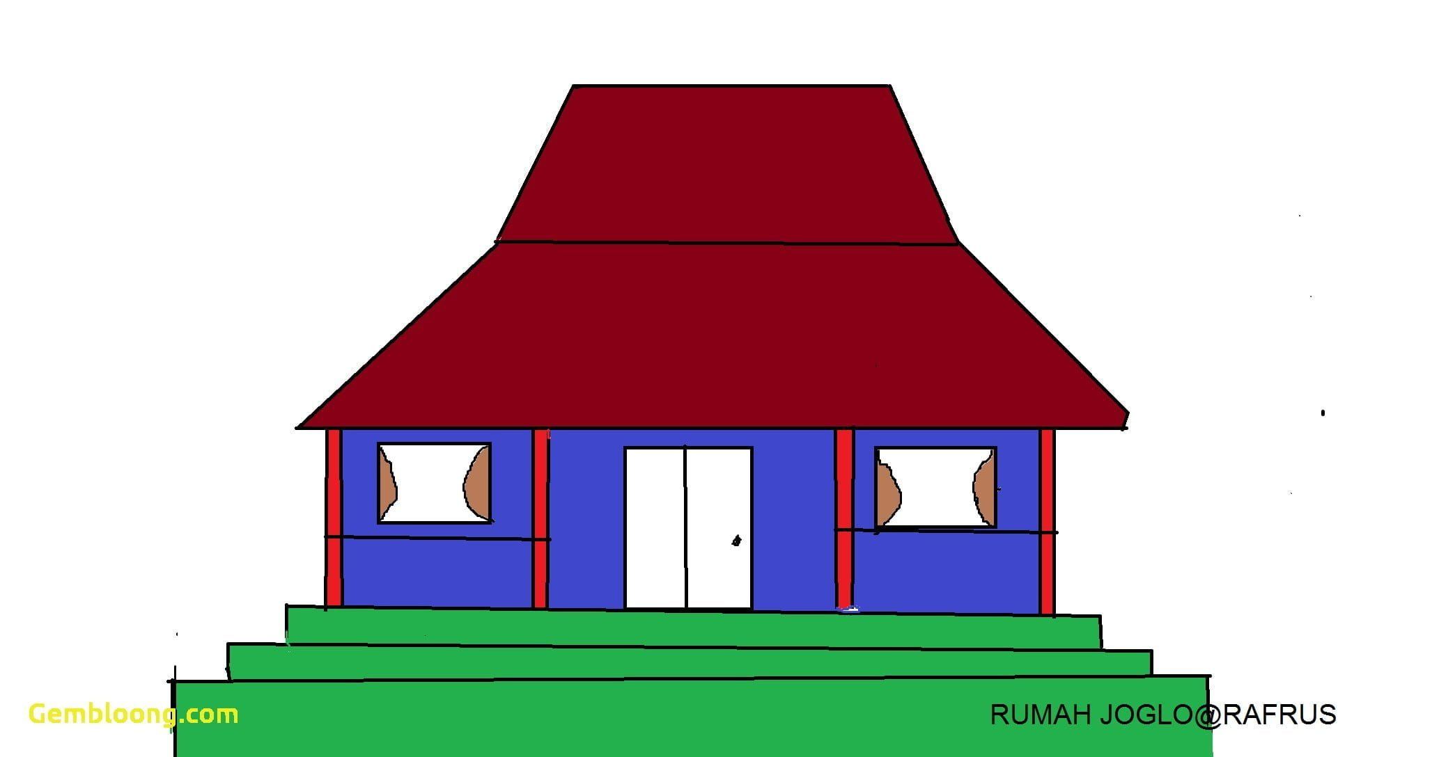 Gambar Rumah Joglo Kartun 53+ Koleksi Gambar