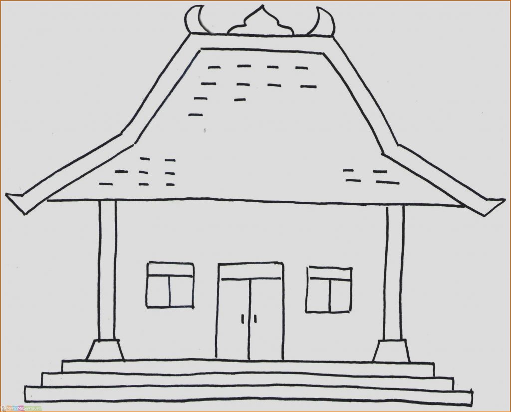 Gambar Rumah Joglo Kartun 53+ Koleksi Gambar
