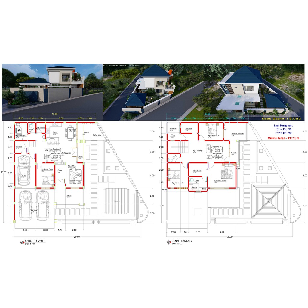 Detail Gambar Rumah Kamar 4 Nomer 58