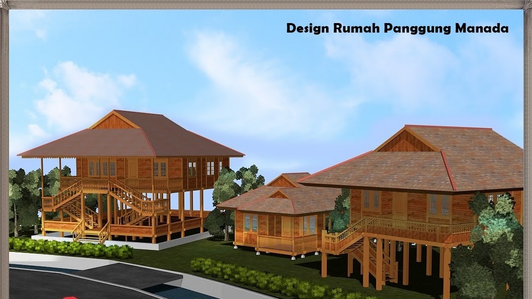 Detail Gambar Rumah Kayu Manado Nomer 19