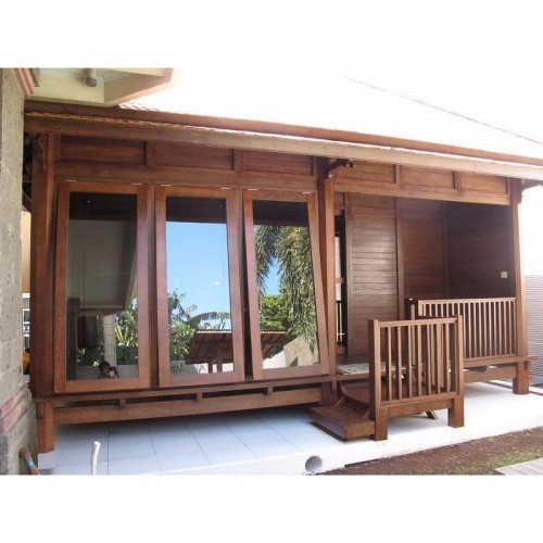 Detail Gambar Rumah Kayu Ulin Nomer 21