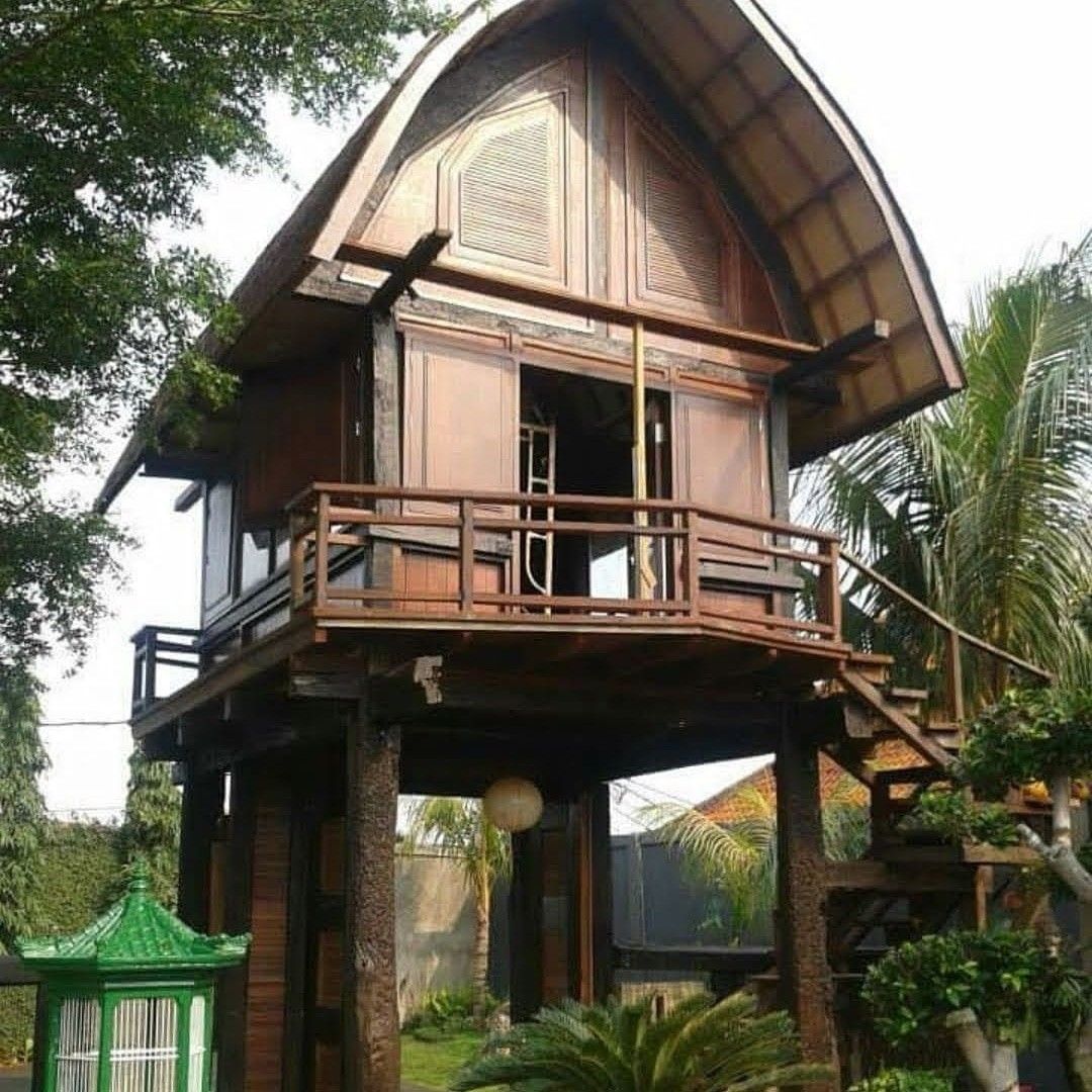 Detail Gambar Rumah Kayu Ulin Nomer 41