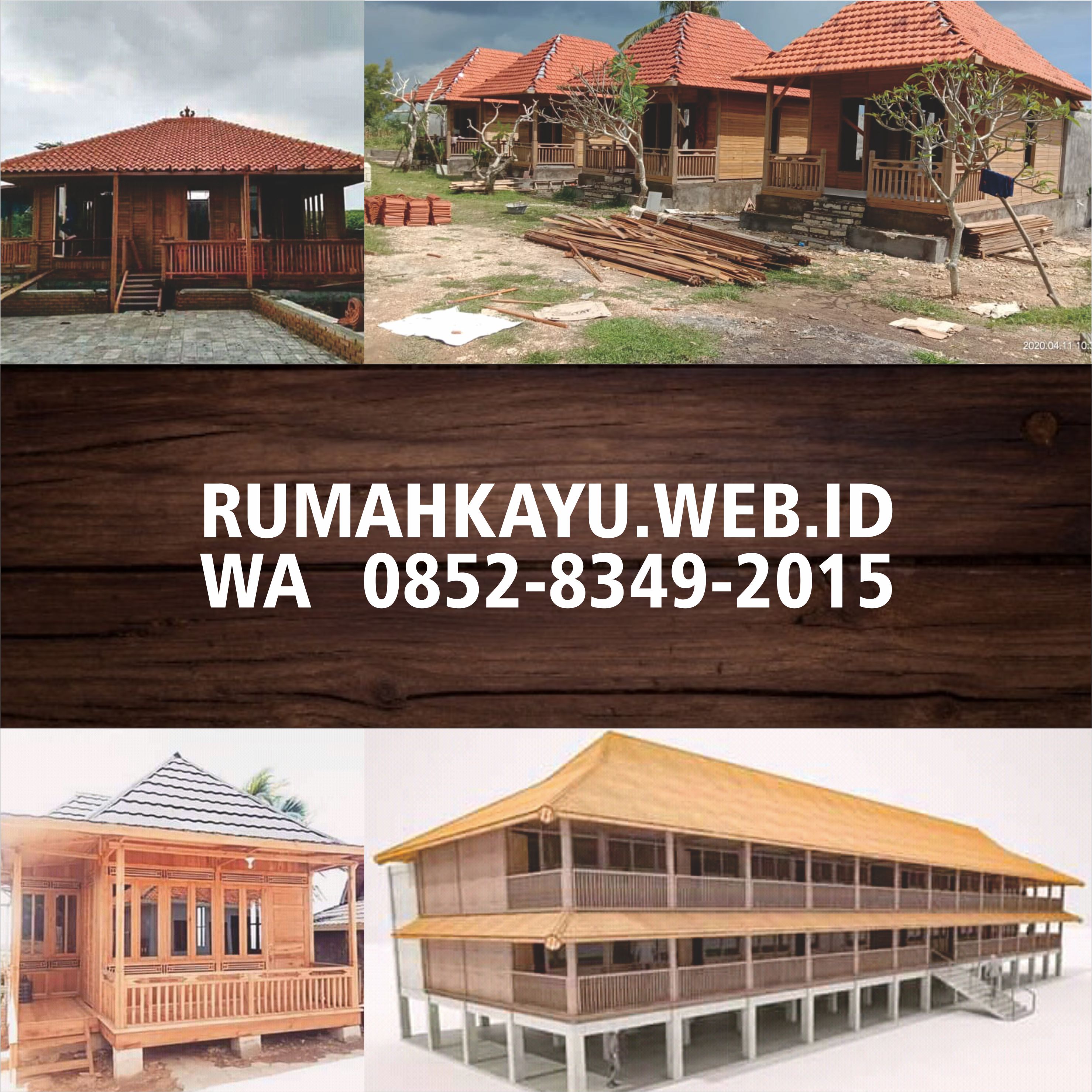 Detail Gambar Rumah Kayu Ulin Nomer 45