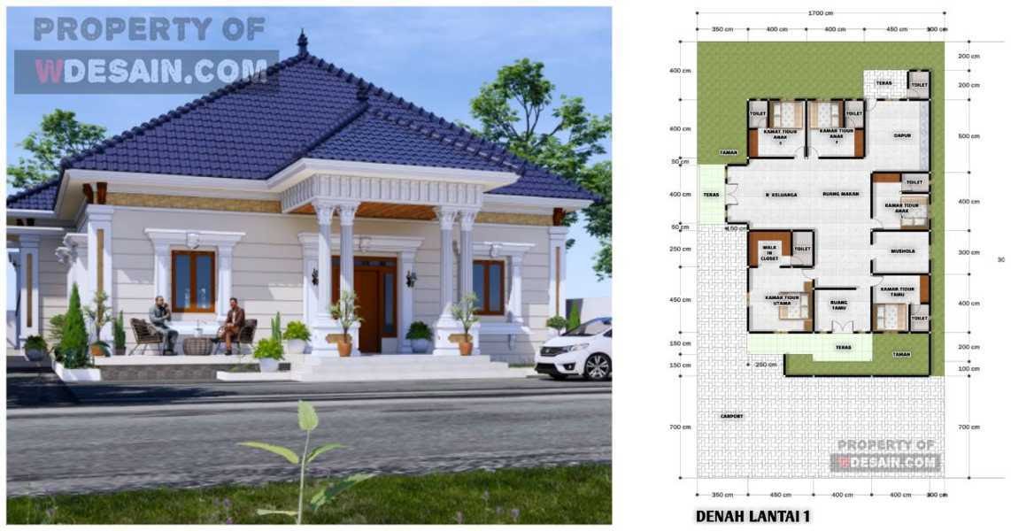 Detail Gambar Rumah Klasik 5 Kamar Tidur Nomer 55