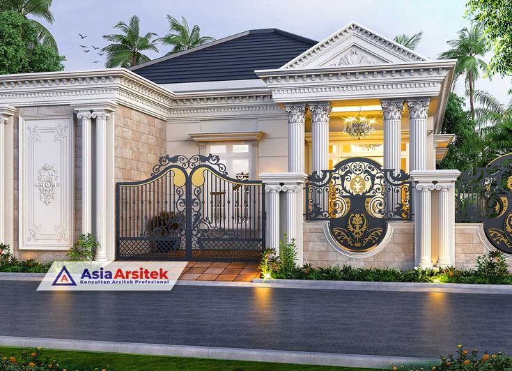 Detail Gambar Rumah Klasik Modern Nomer 16