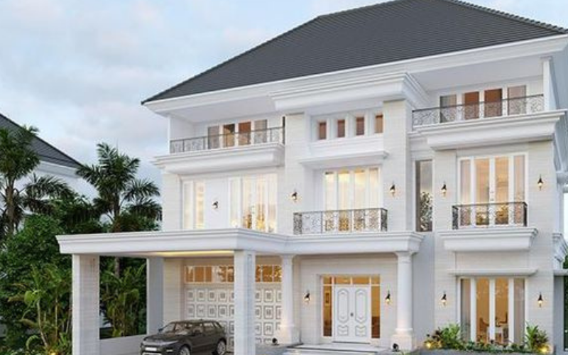 Detail Gambar Rumah Klasik Modern Nomer 49