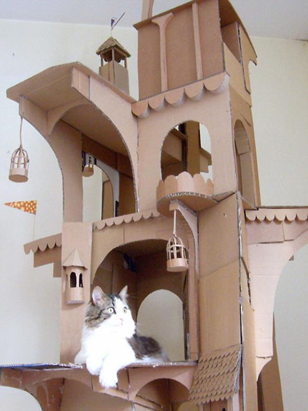 Detail Gambar Rumah Kucing Dari Kardus Nomer 47