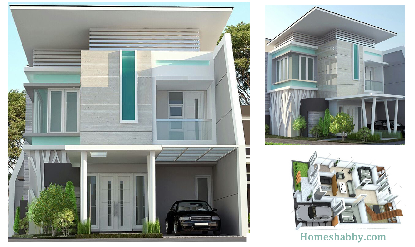 Detail Gambar Rumah Lantai 2 Sederhana Nomer 53