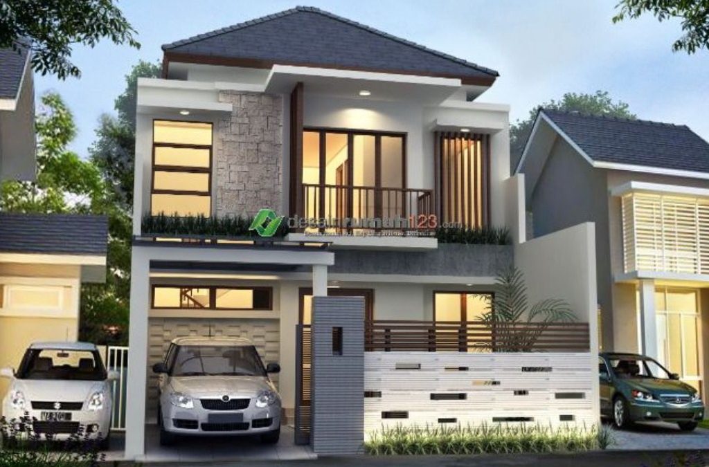 Detail Gambar Rumah Lantai Dua Nomer 45