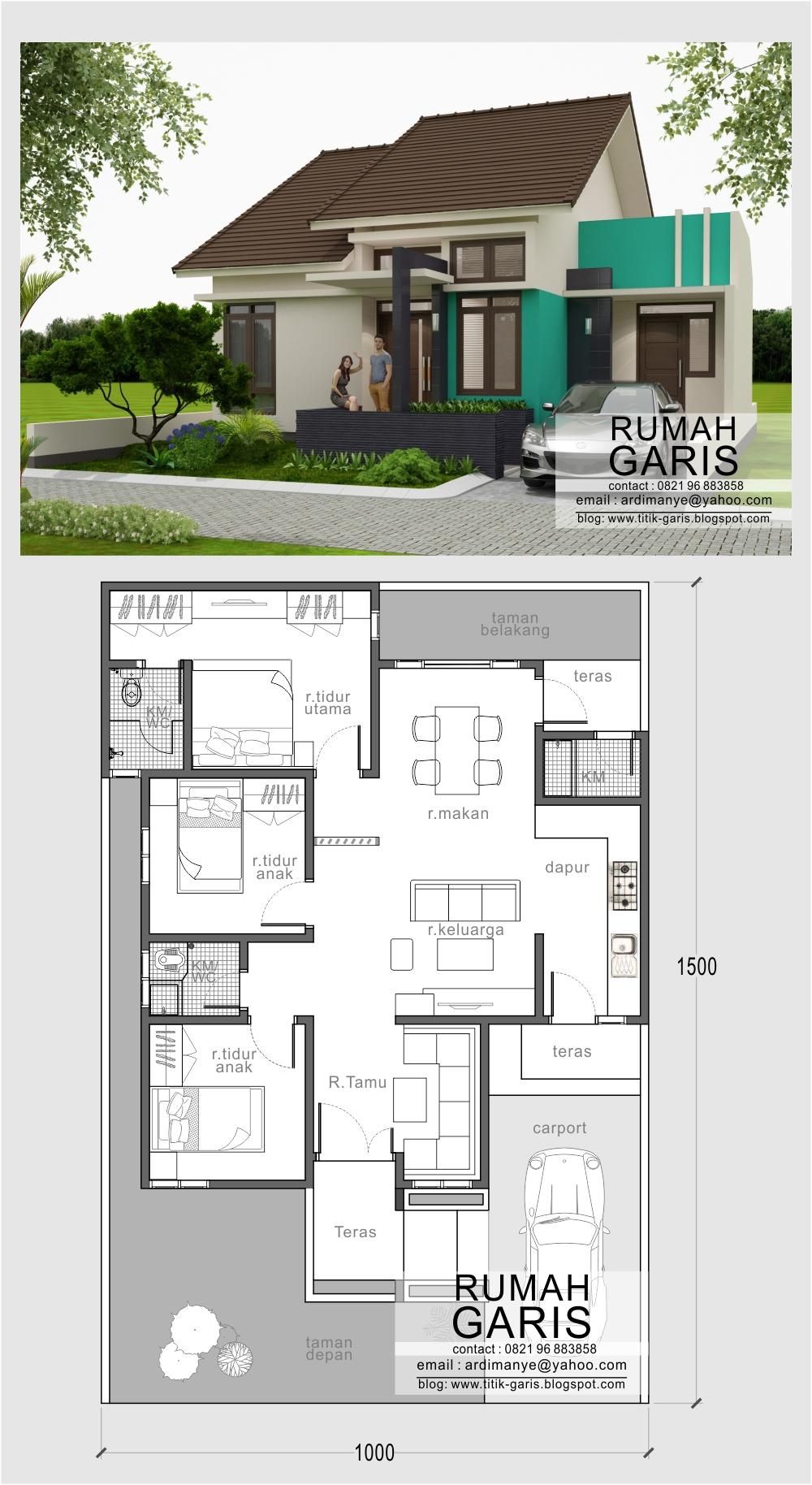 Detail Gambar Rumah Lengkap Dengan Denahnya Nomer 12