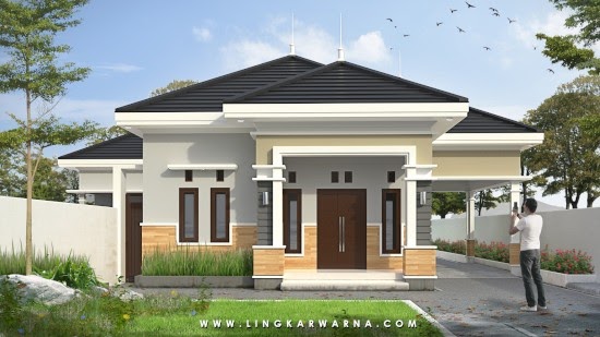 Detail Gambar Rumah Limasan Tampak Depan Nomer 24