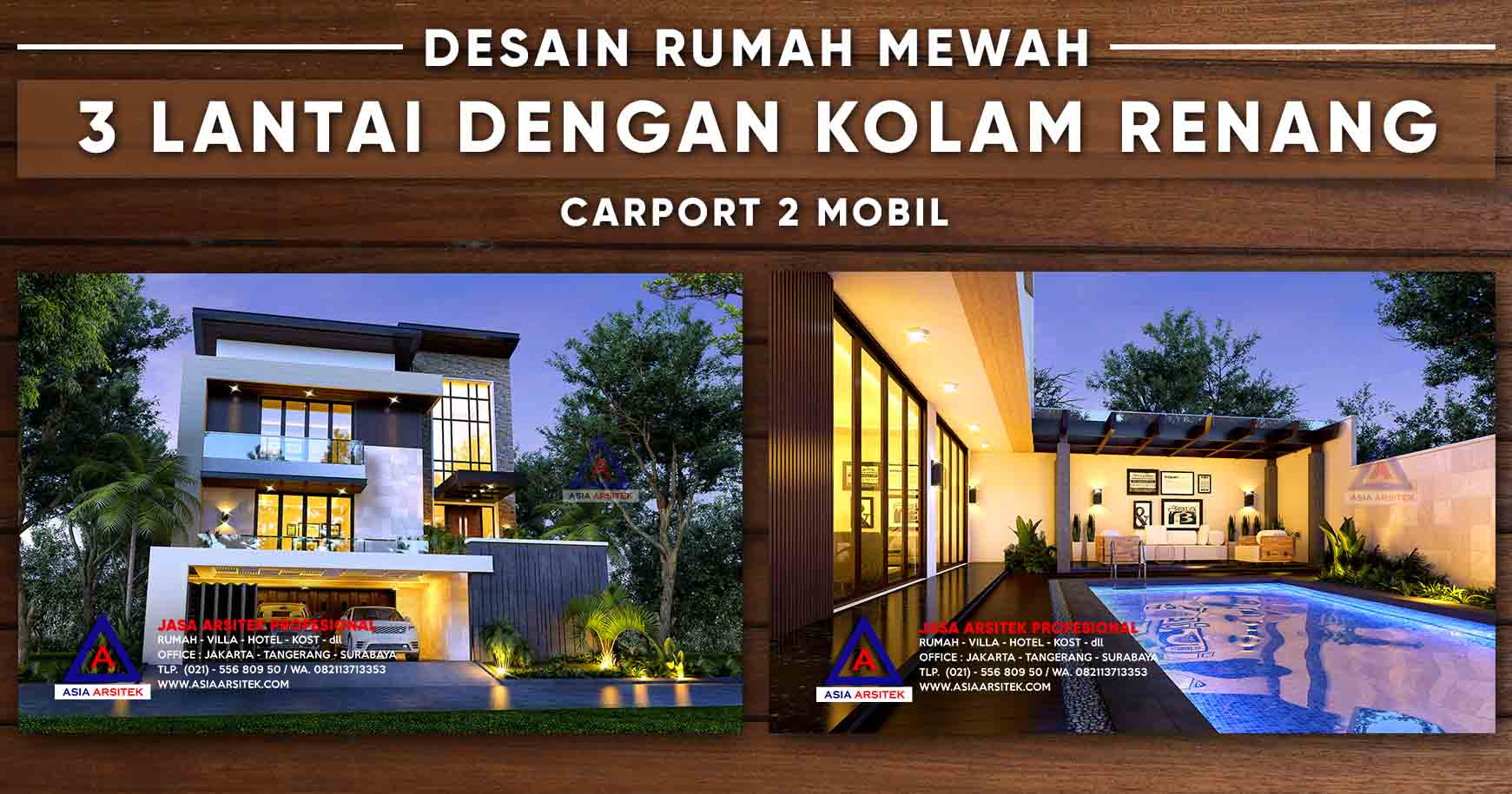 Detail Gambar Rumah Mewah 2 Lantai Dengan Kolam Renang Nomer 22