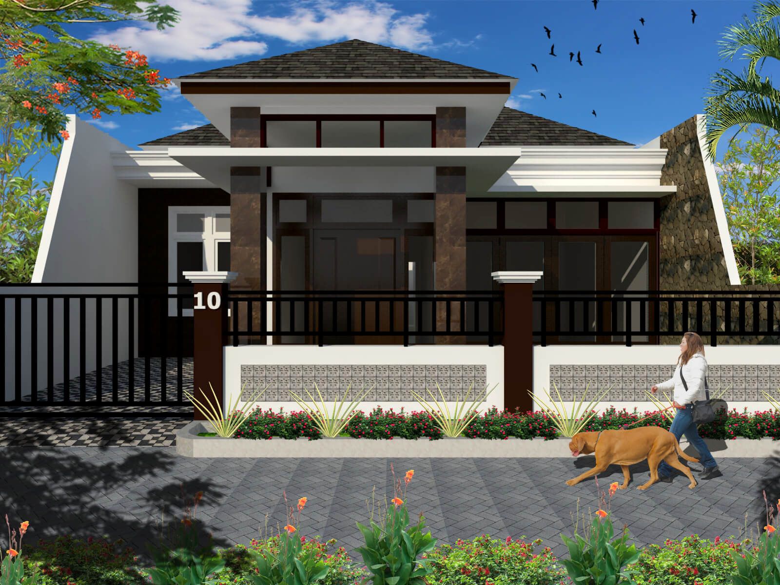 Detail Gambar Rumah Mewah Lantai 1 Nomer 20