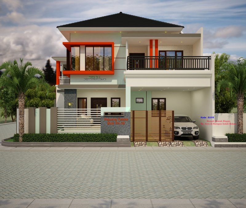 Detail Gambar Rumah Mewah Lantai 2 Nomer 50