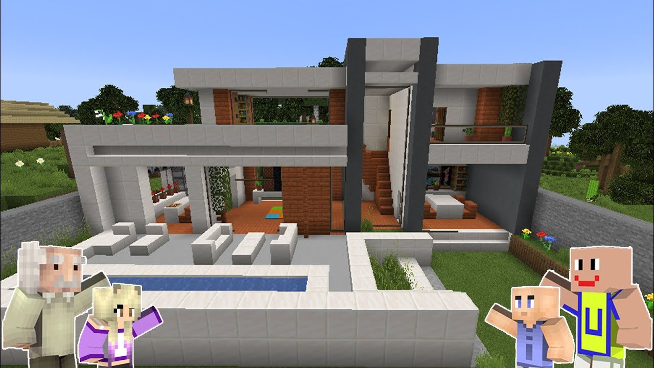 Detail Gambar Rumah Minecraft Modern Nomer 32