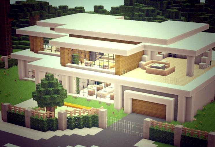 Detail Gambar Rumah Minecraft Modern Nomer 39