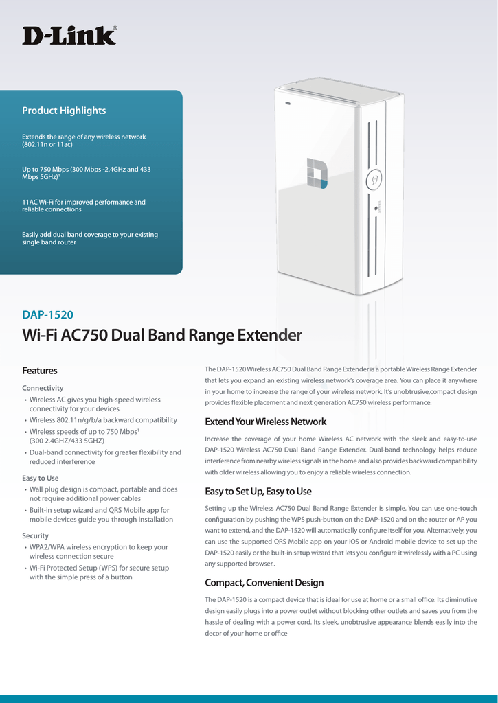 Detail D Link Wi Fi Dual Band Range Extender Dap 1520 Nomer 33