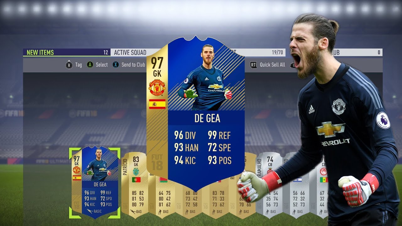 Detail De Gea Fifa 18 Nomer 15