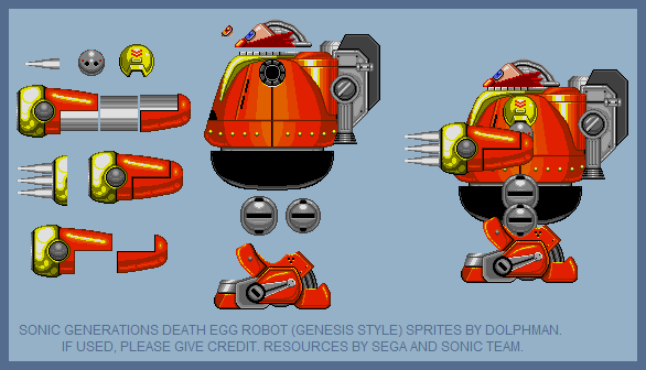 Detail Death Egg Robot Sprite Nomer 3