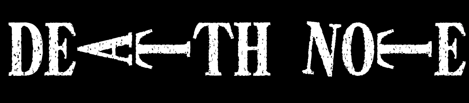 Detail Death Note Font Nomer 12