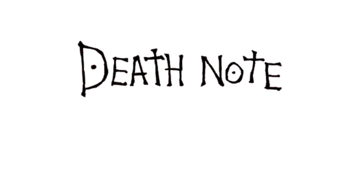 Detail Death Note Font Nomer 26