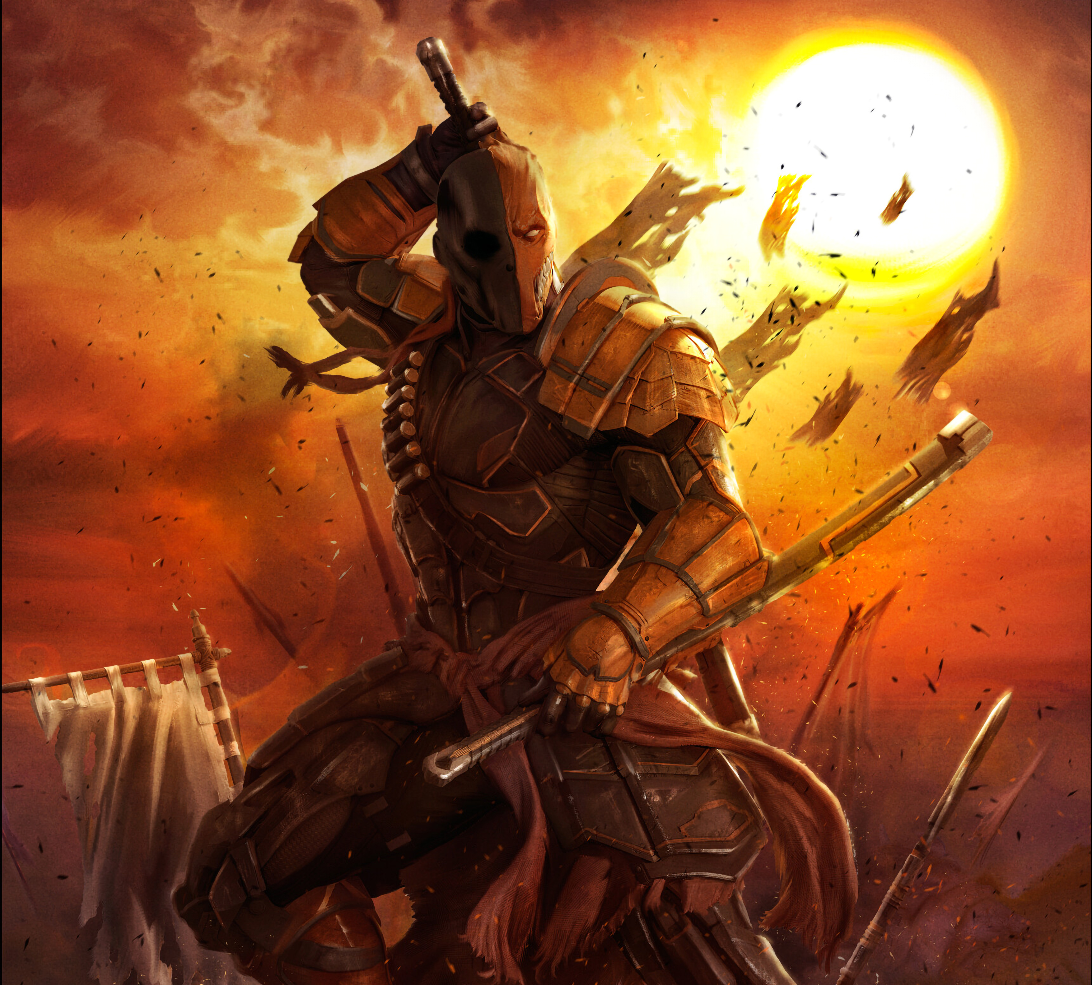 Detail Deathstroke Wallpaper Hd Nomer 17