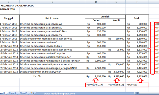 Detail Debet Dan Kredit Nomer 19