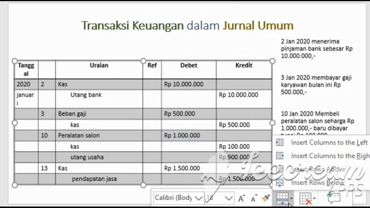 Detail Debet Dan Kredit Nomer 25