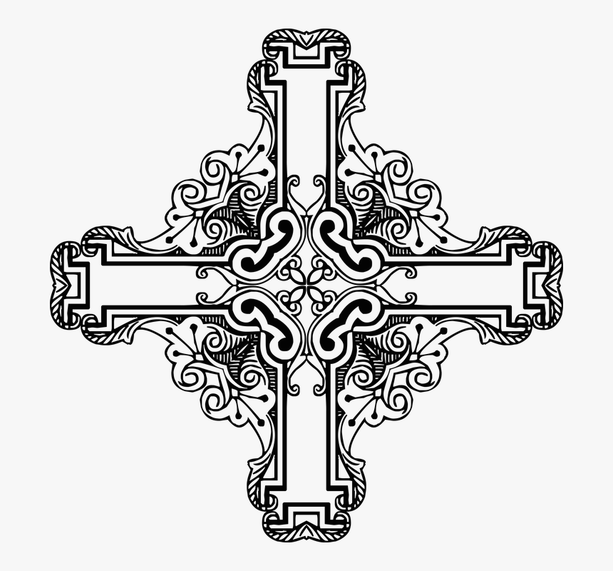 Decorative Cross Png - KibrisPDR