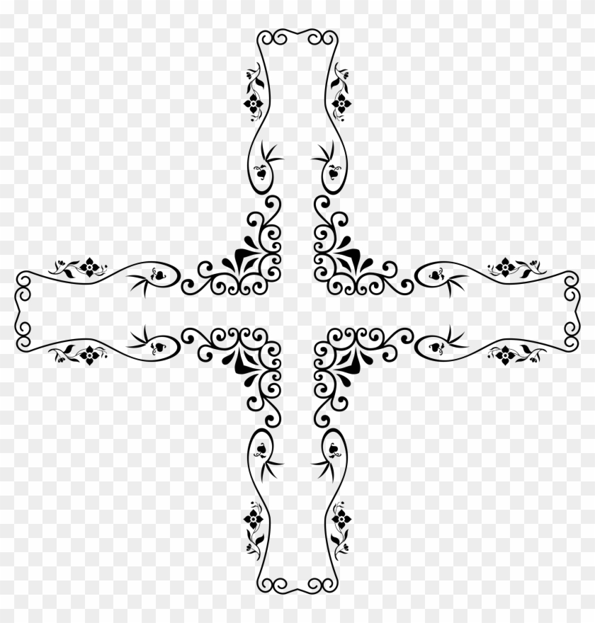 Detail Decorative Cross Png Nomer 11