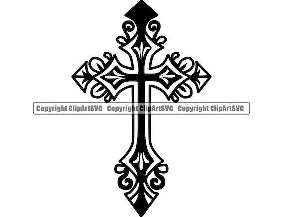 Detail Decorative Cross Png Nomer 30